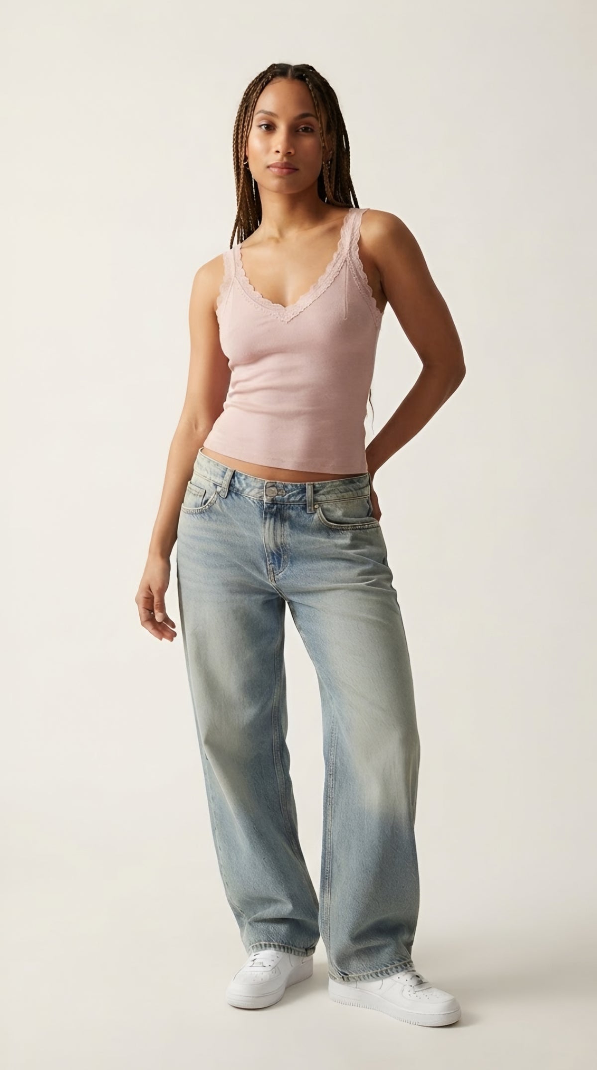 Écume Lace Trim Camisole