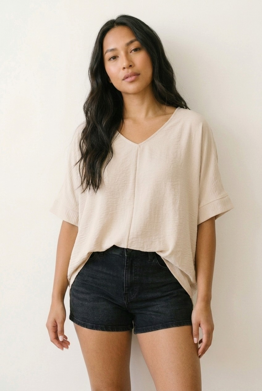 Froissé Dolman Top
