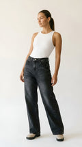 Couture Barrel Leg Jeans