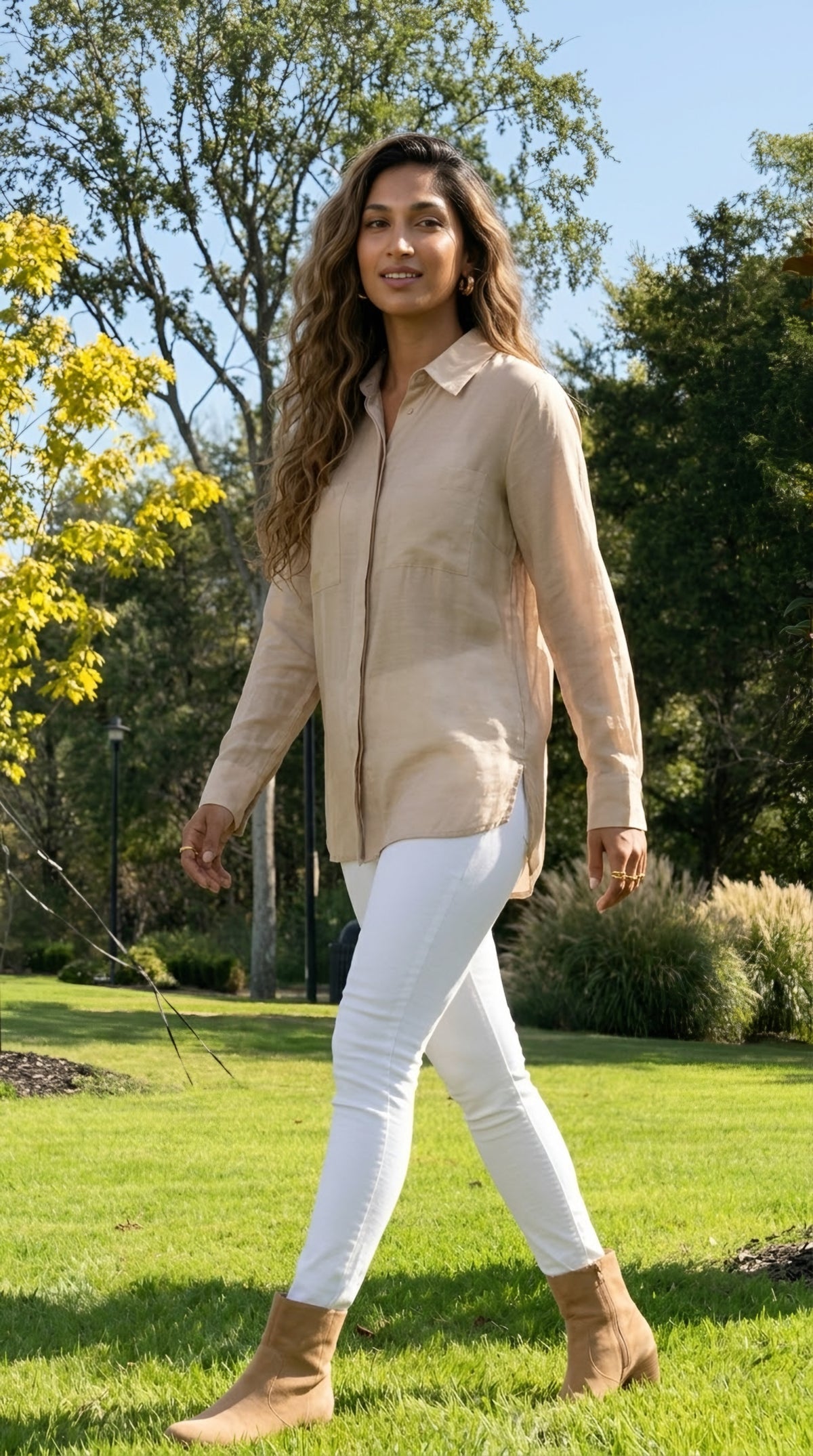 Voilure Oversized Button Blouse
