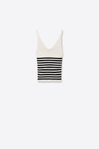 Cascade Stripe Ribbed Tank