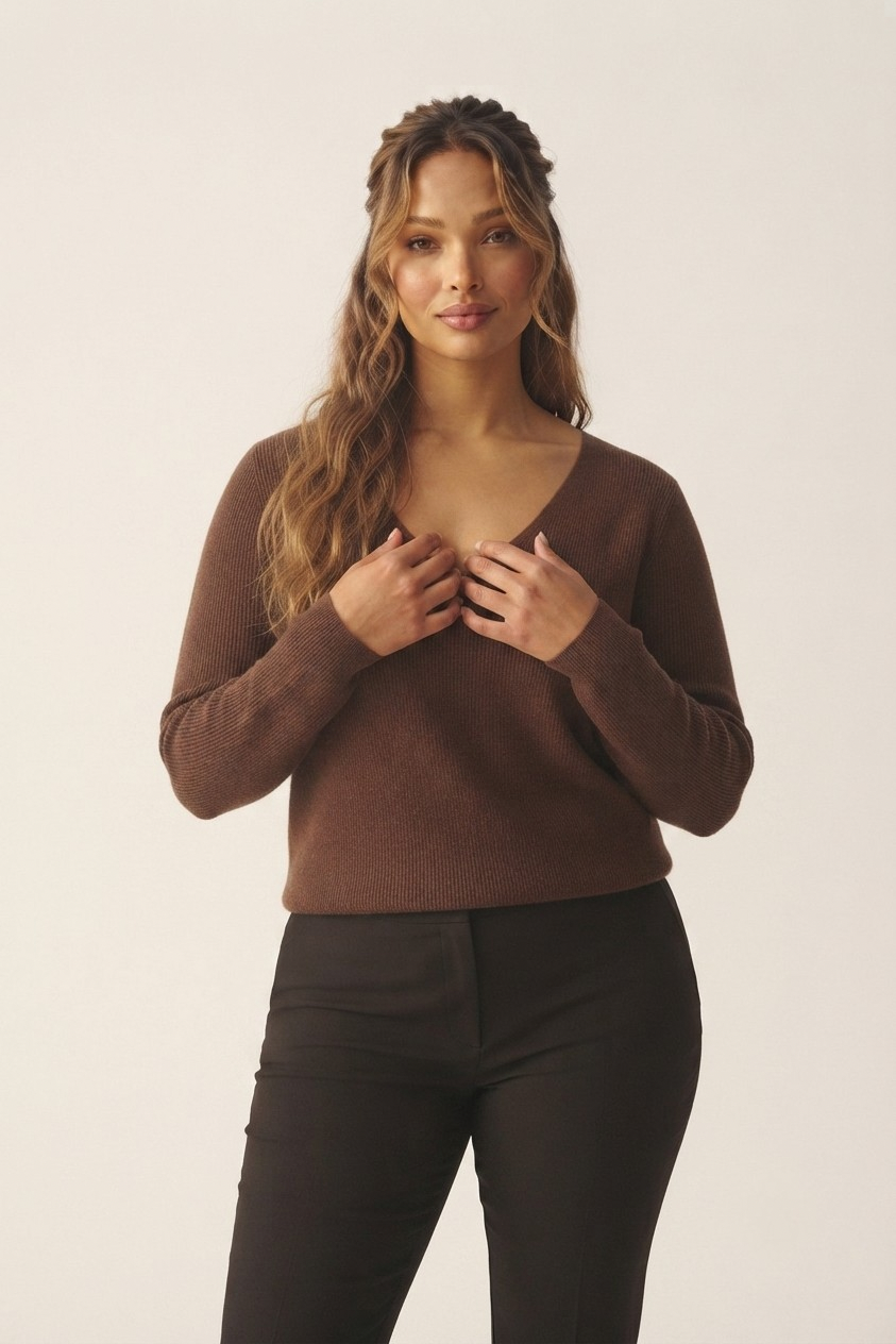 Nervuré Linear Texture Sweater