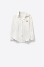 Cœur Embroidered Button Shirt