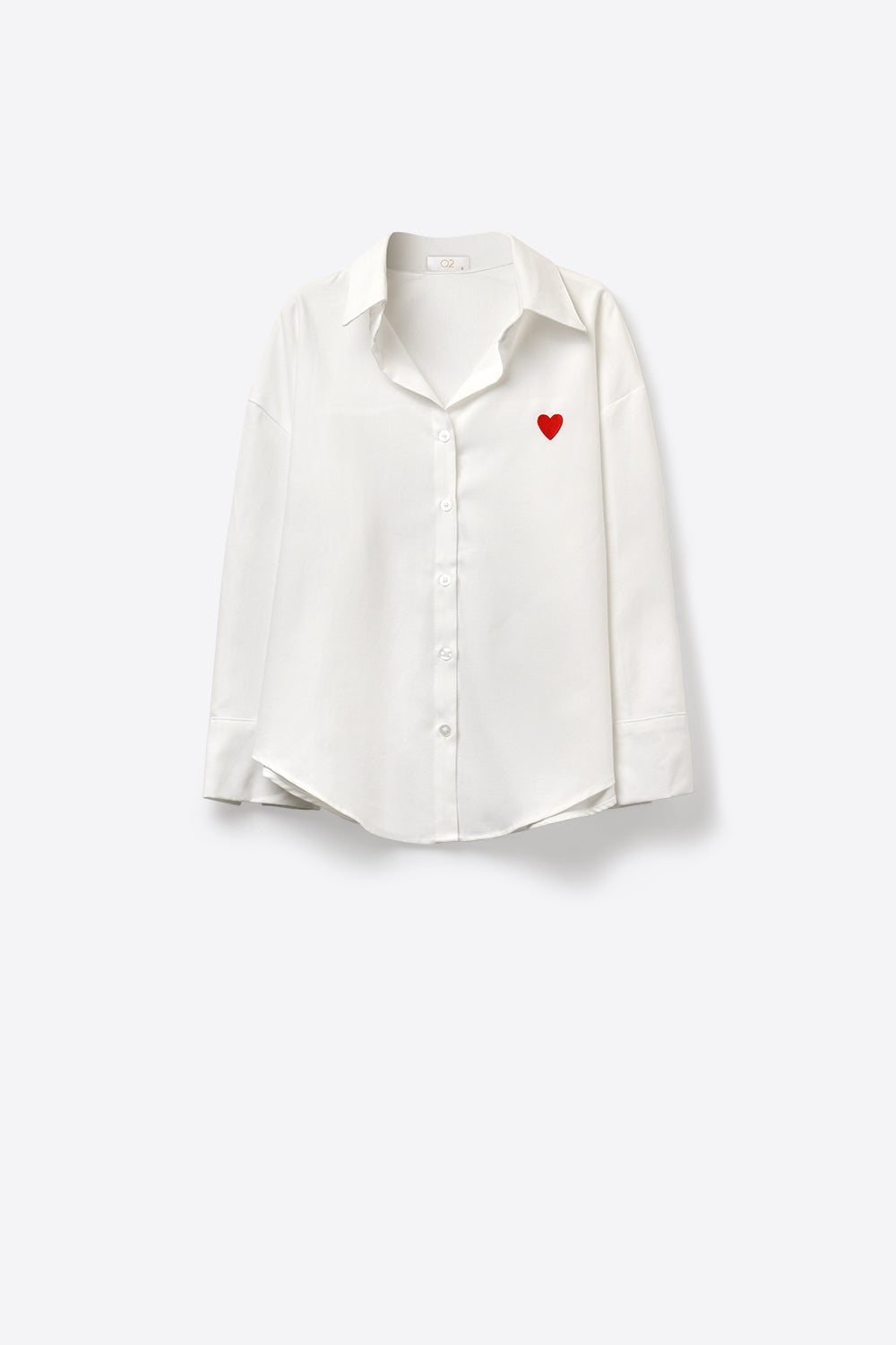 Cœur Embroidered Button Shirt