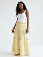 Ficelle Lace Detail Maxi Skirt