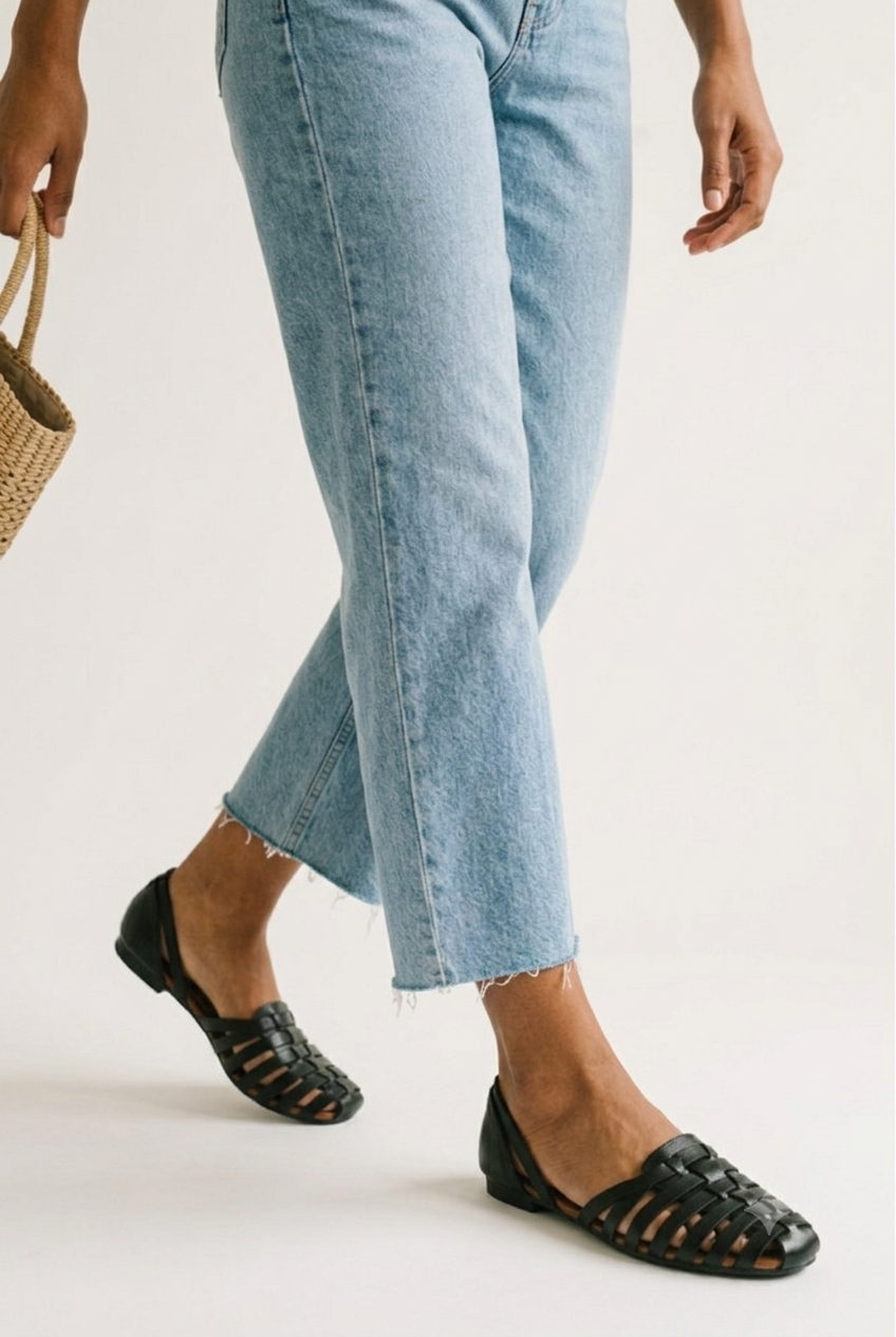 Tressage Woven Slip-On Flat