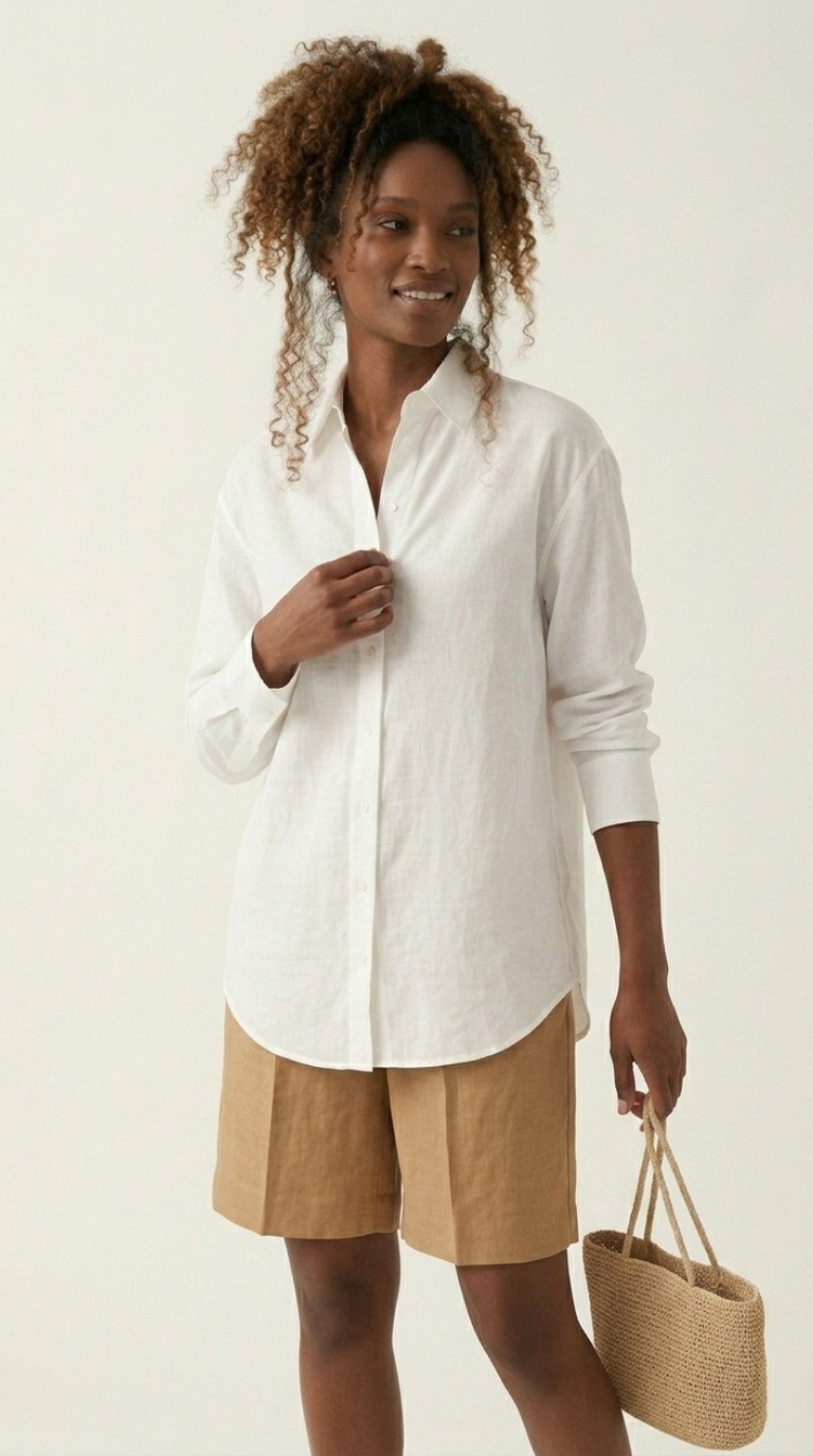 Diaphane Sheer Button-Down Shirt