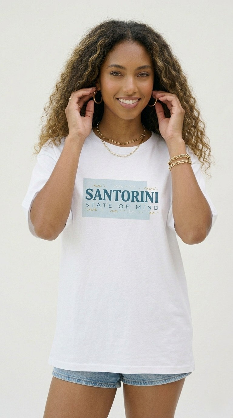 Santorini Graphic Tee