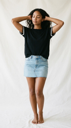 Bande Stripe Sleeve Sweater