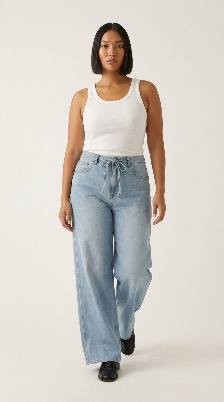 Holgura Wide Leg Jeans