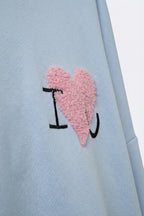 Câlin Bouclé Heart Hoodie