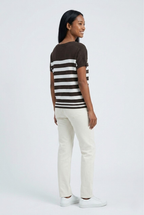 Marinière Stripe Knit Sweater Top