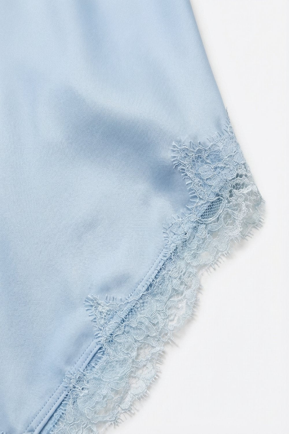 Asymétrie Satin Lace Skirt