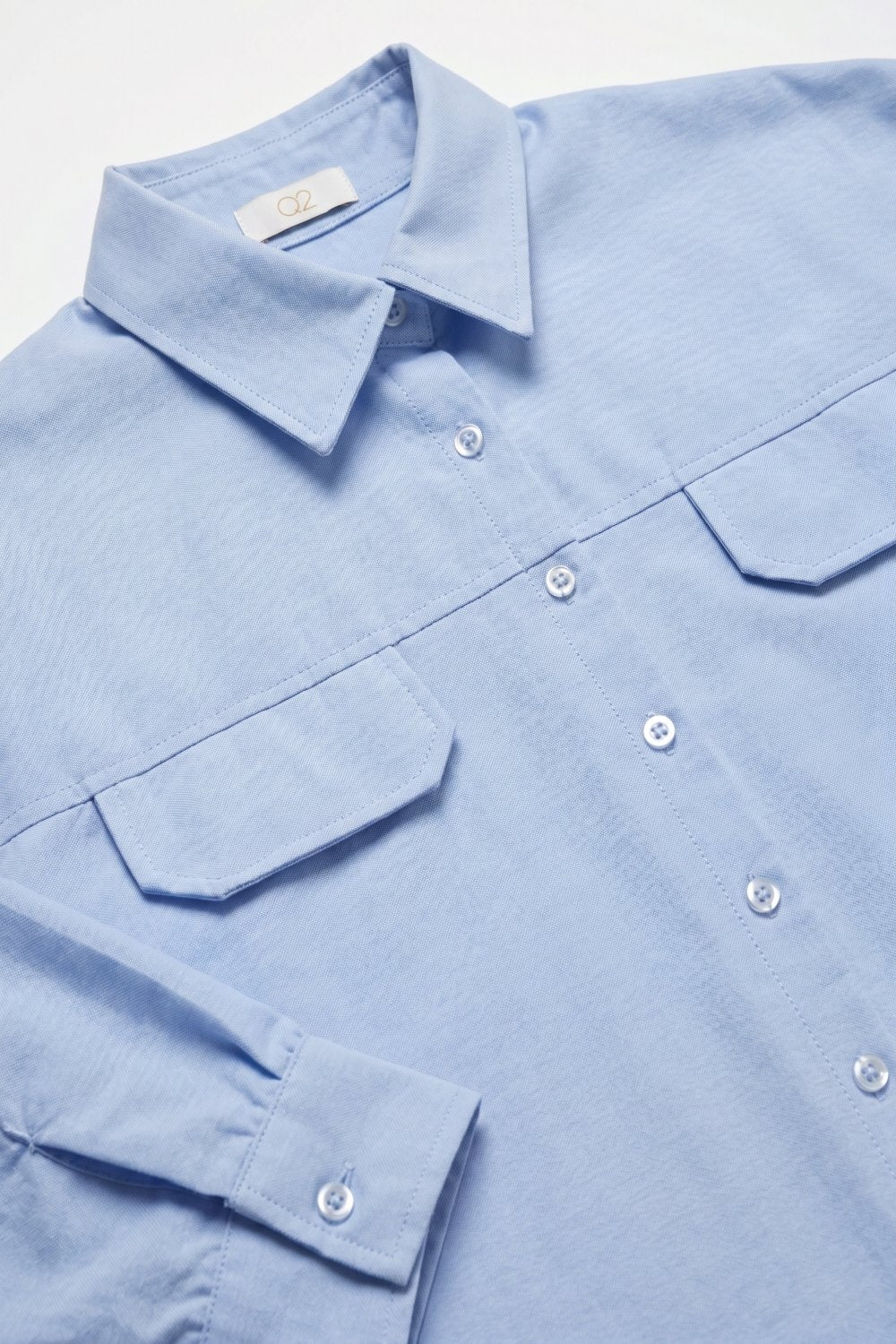 Bouton Cropped Pocket Shirt