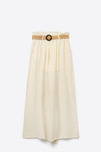 Cannelle Wide Leg Linen Pants
