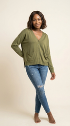 Poche Fine Knit Cardigan