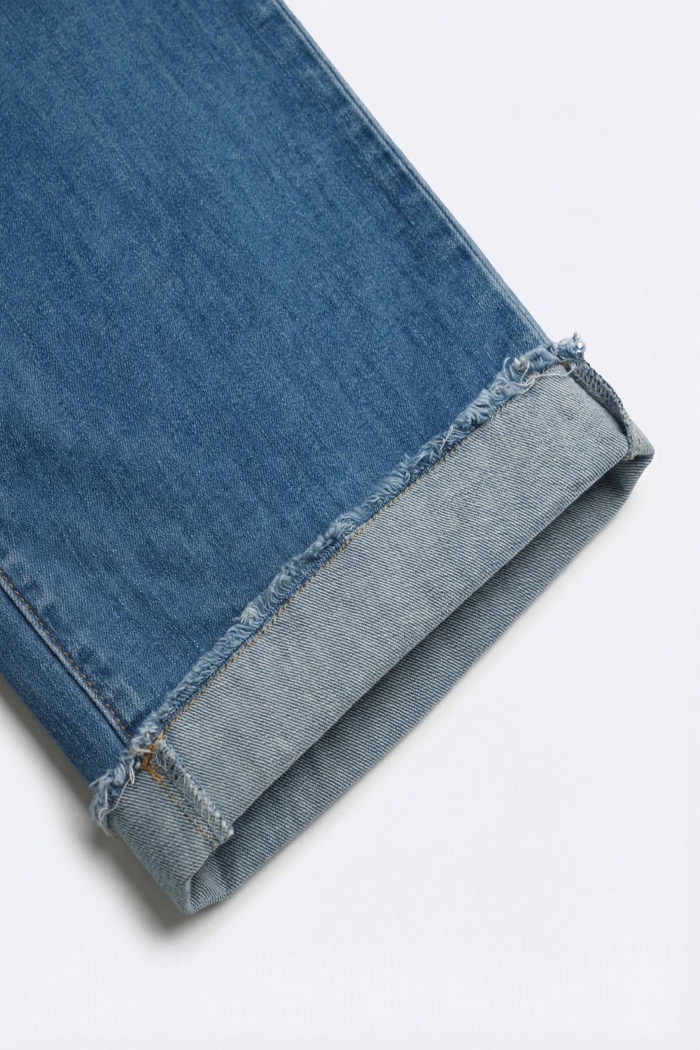 Solera Wide Leg Cuffed Jeans