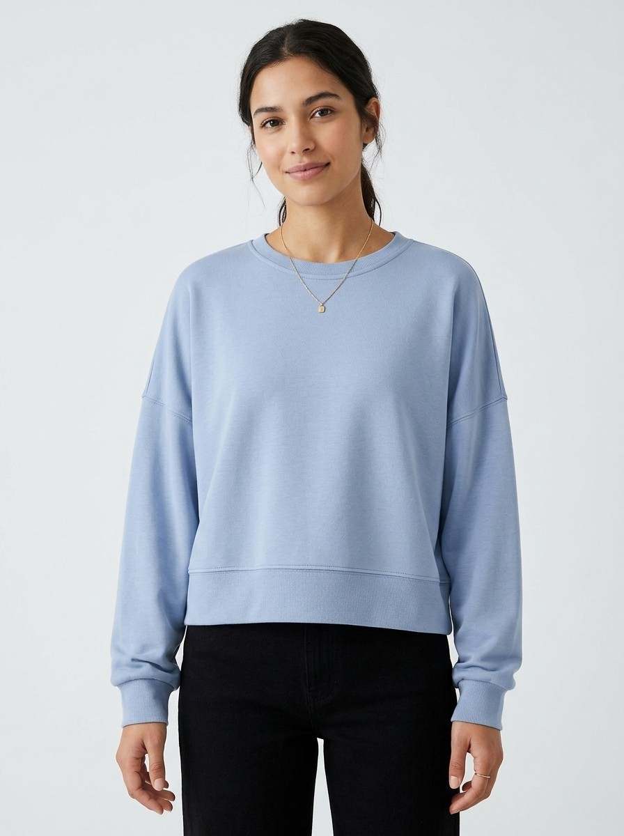 Douceur Dropped Shoulder Sweatshirt