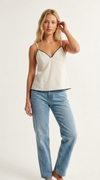 Côte Contrast Trim Cami
