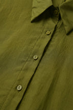 Diaphane Sheer Button-Down Shirt