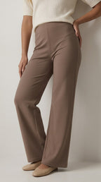 Fluide Stretch Knit Wide Leg Pants