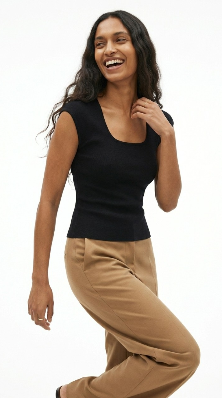 Sillon Ribbed Knit Sweater