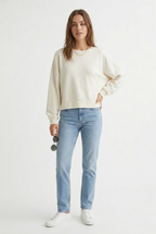 Douceur Dropped Shoulder Sweatshirt