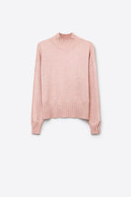 Tourelle High Collar Knit Sweater