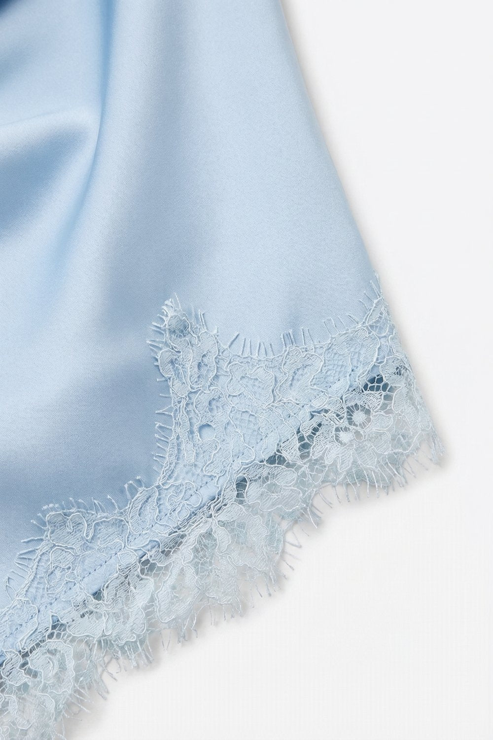 Asymétrie Satin Lace Top