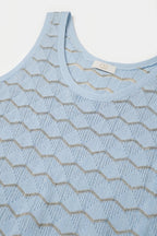 Lucent Metallic Knit Tank