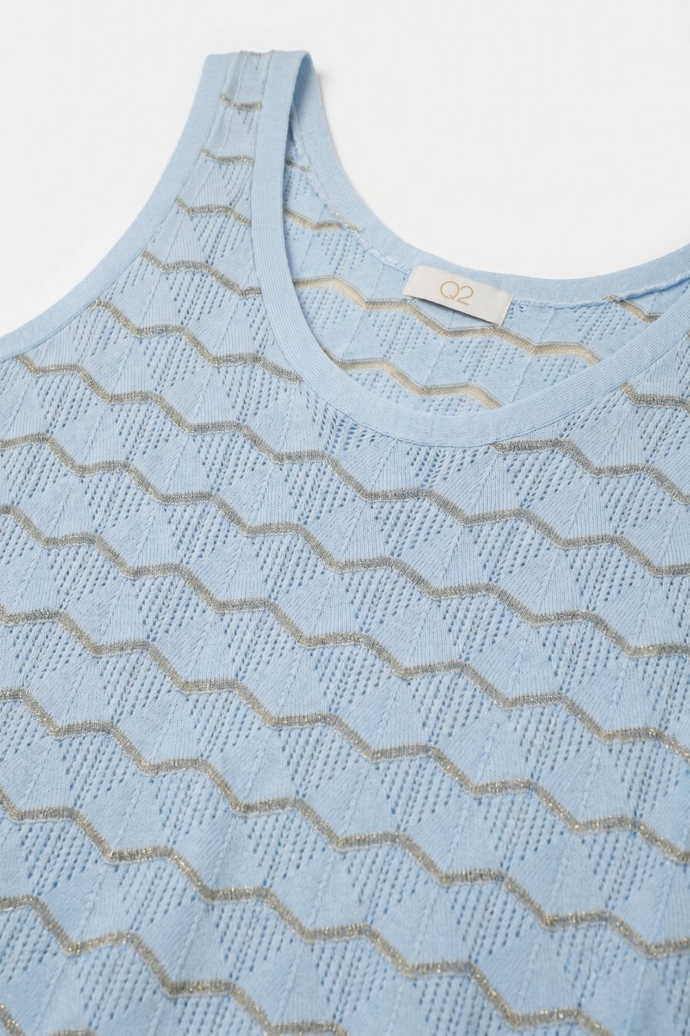 Lucent Metallic Knit Tank