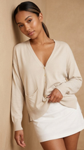 Poche Fine Knit Cardigan