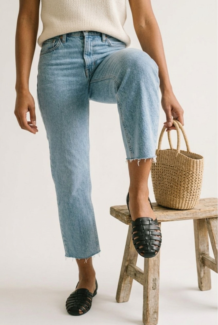 Tressage Woven Slip-On Flat