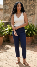 Nerveux Ribbed V-Neck Tank