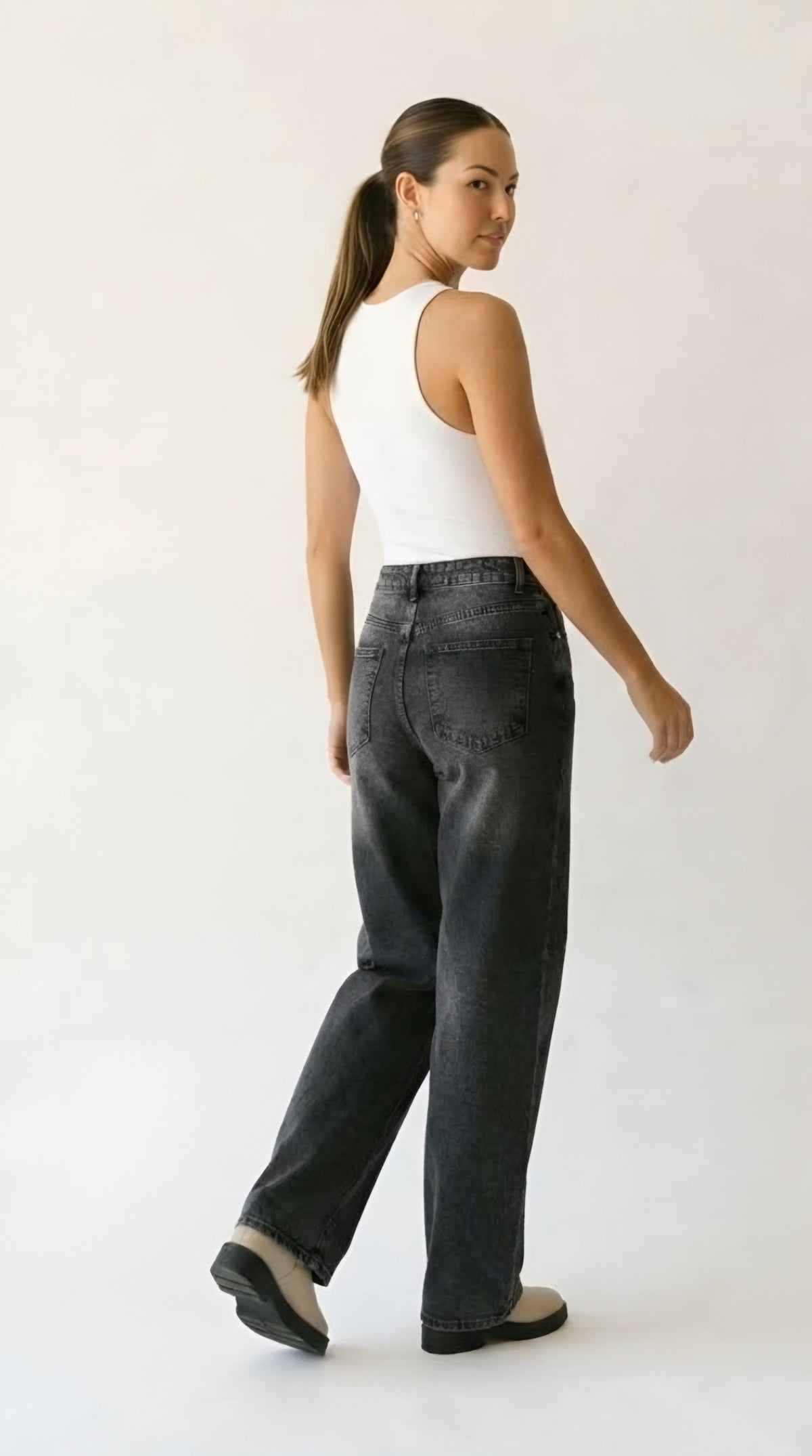 Couture Barrel Leg Jeans