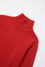 Tourelle High Collar Knit Sweater