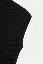 Collet Ribbed Sleeveless Sweater