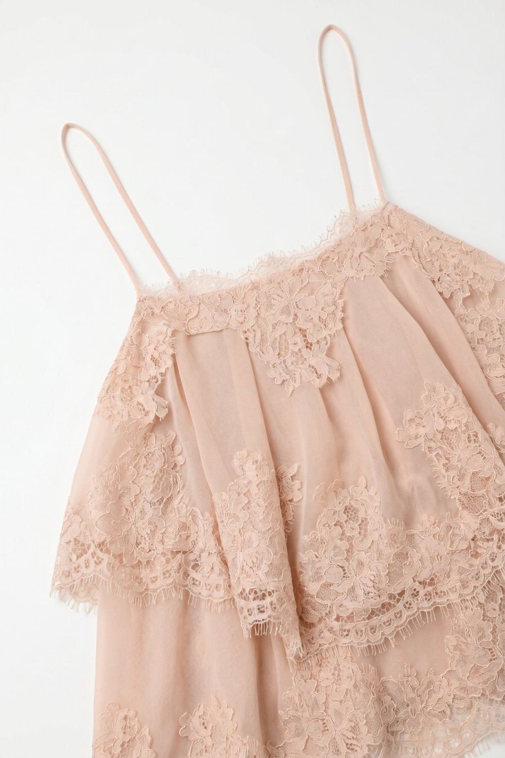 Dentelle Lace Insert Cami Top