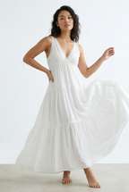 Dentelle Boho Lace Maxi Dress
