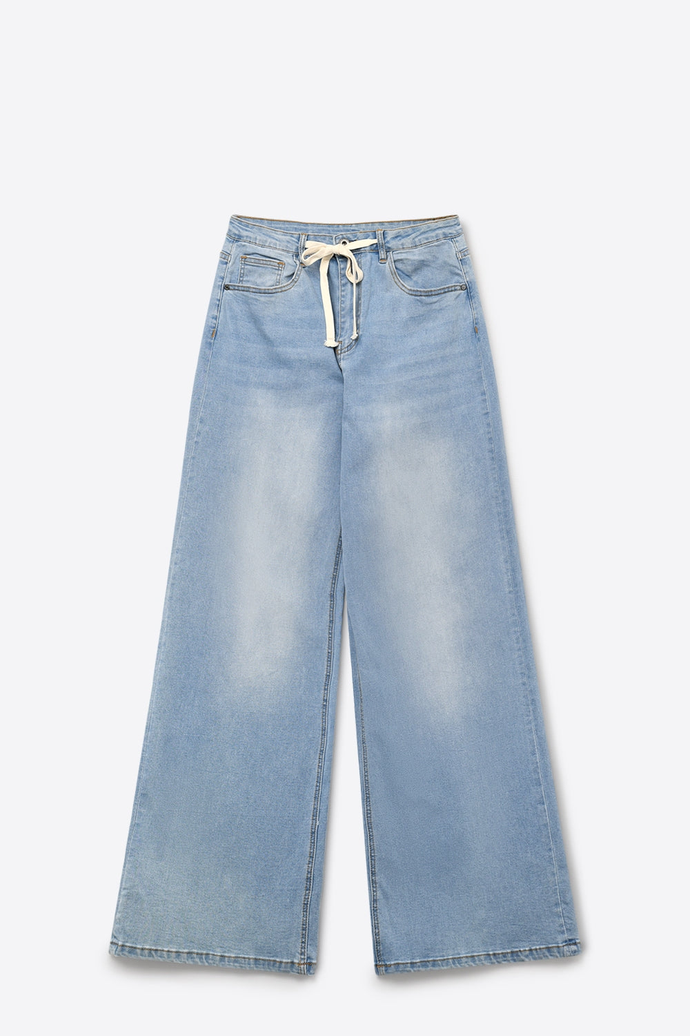 Délavé Wide Leg Jeans