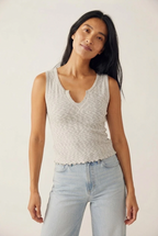 Volute Lettuce Hem Tank