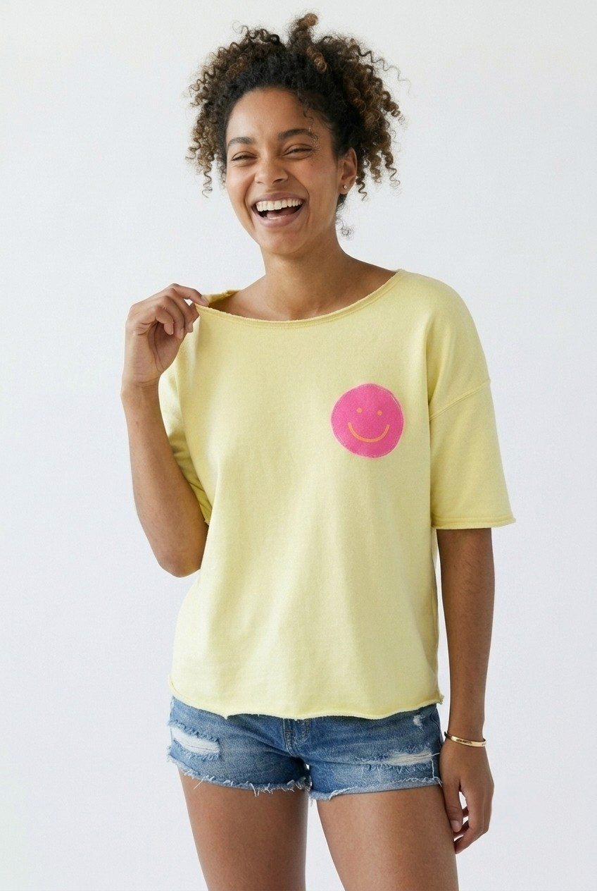 Sourire Smiley Graphic Sweatshirt
