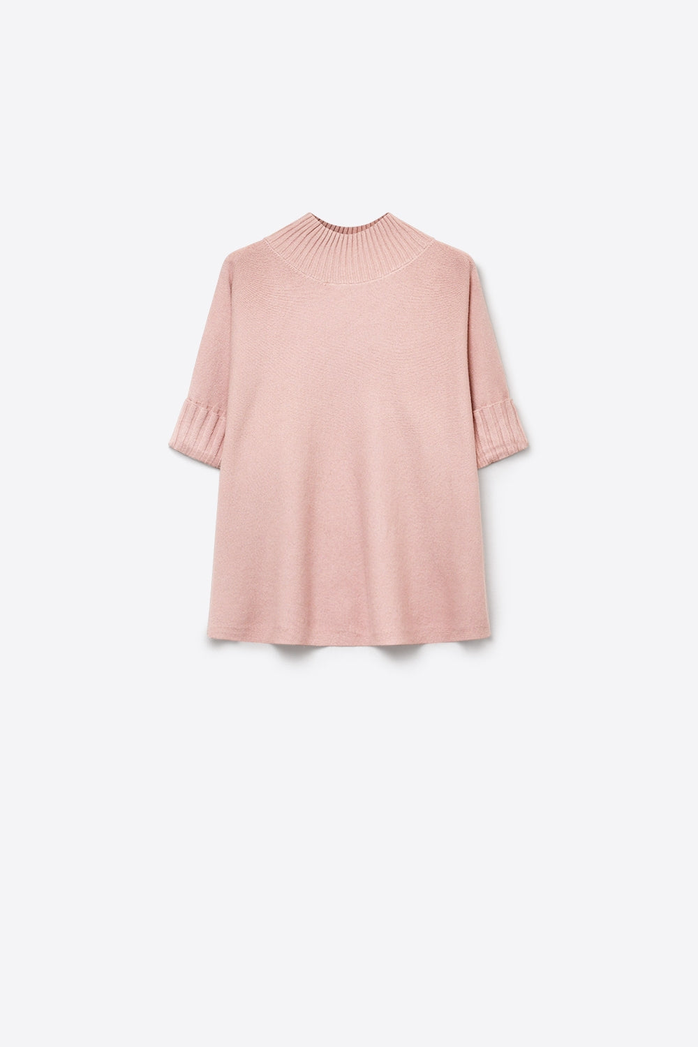 Hausse Chunky Ribbed High Collar Sweater