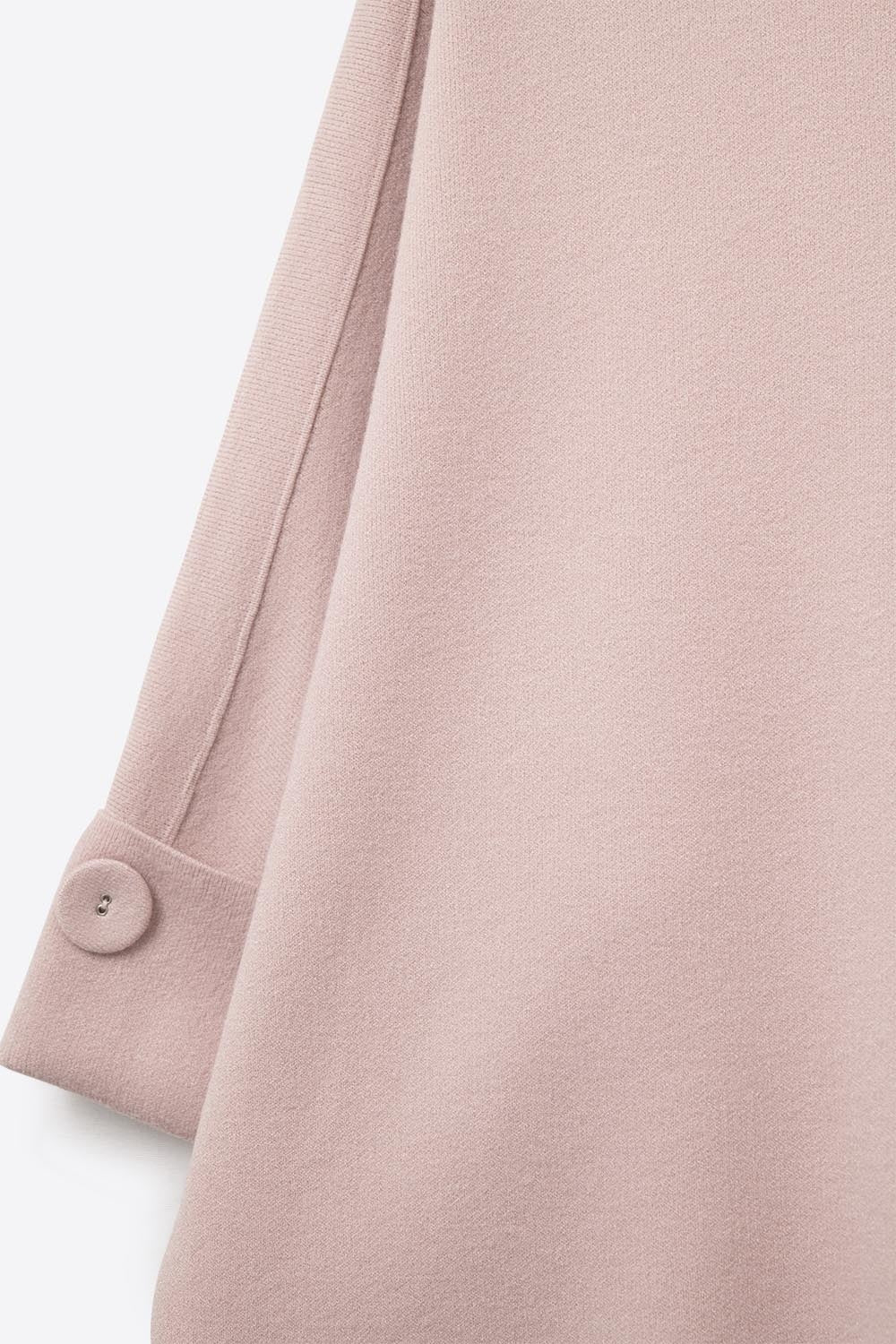 Nacelle Button Sleeve Knit Sweater