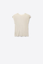 Collet Ribbed Sleeveless Sweater