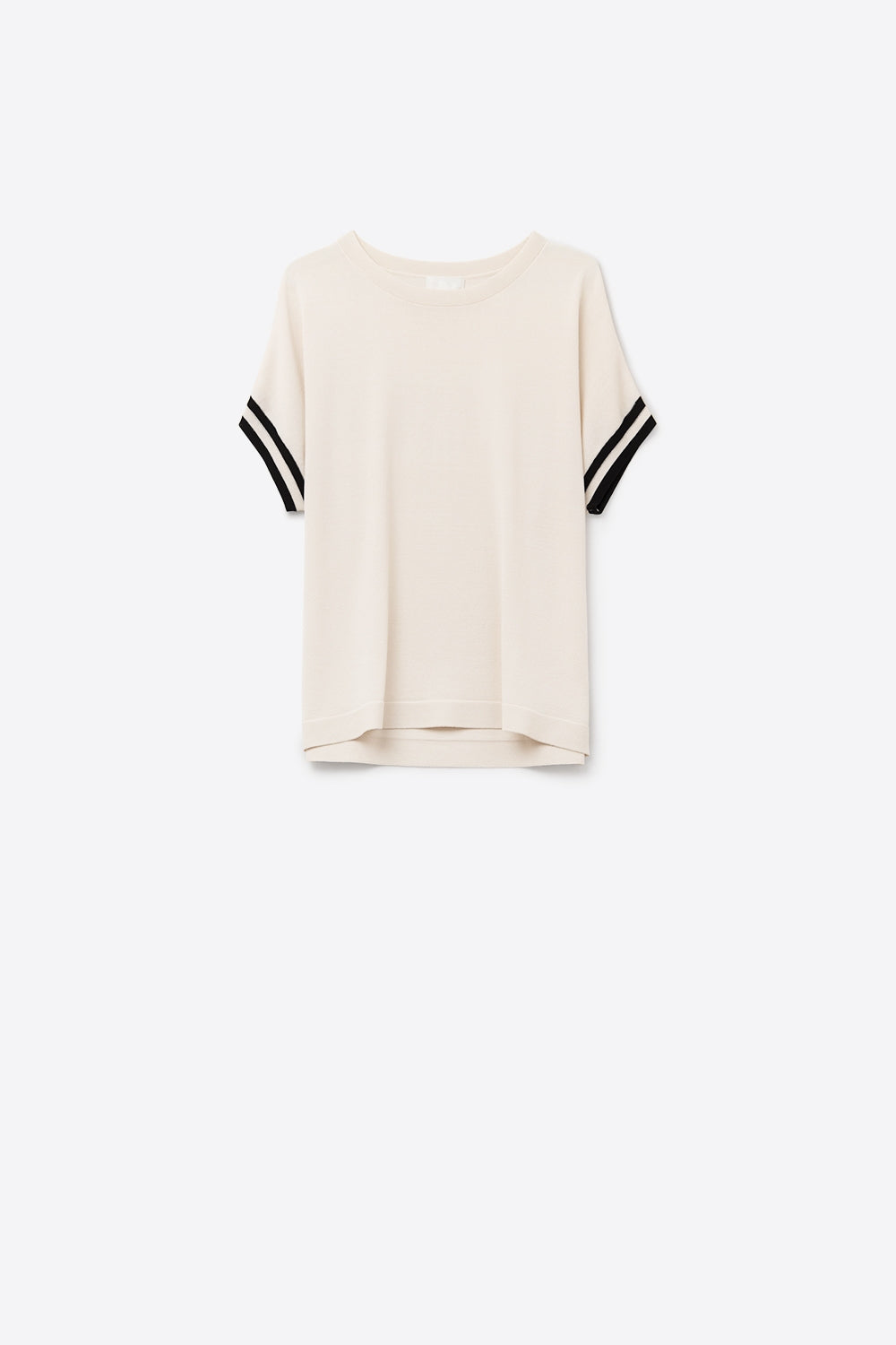 Bande Stripe Sleeve Sweater