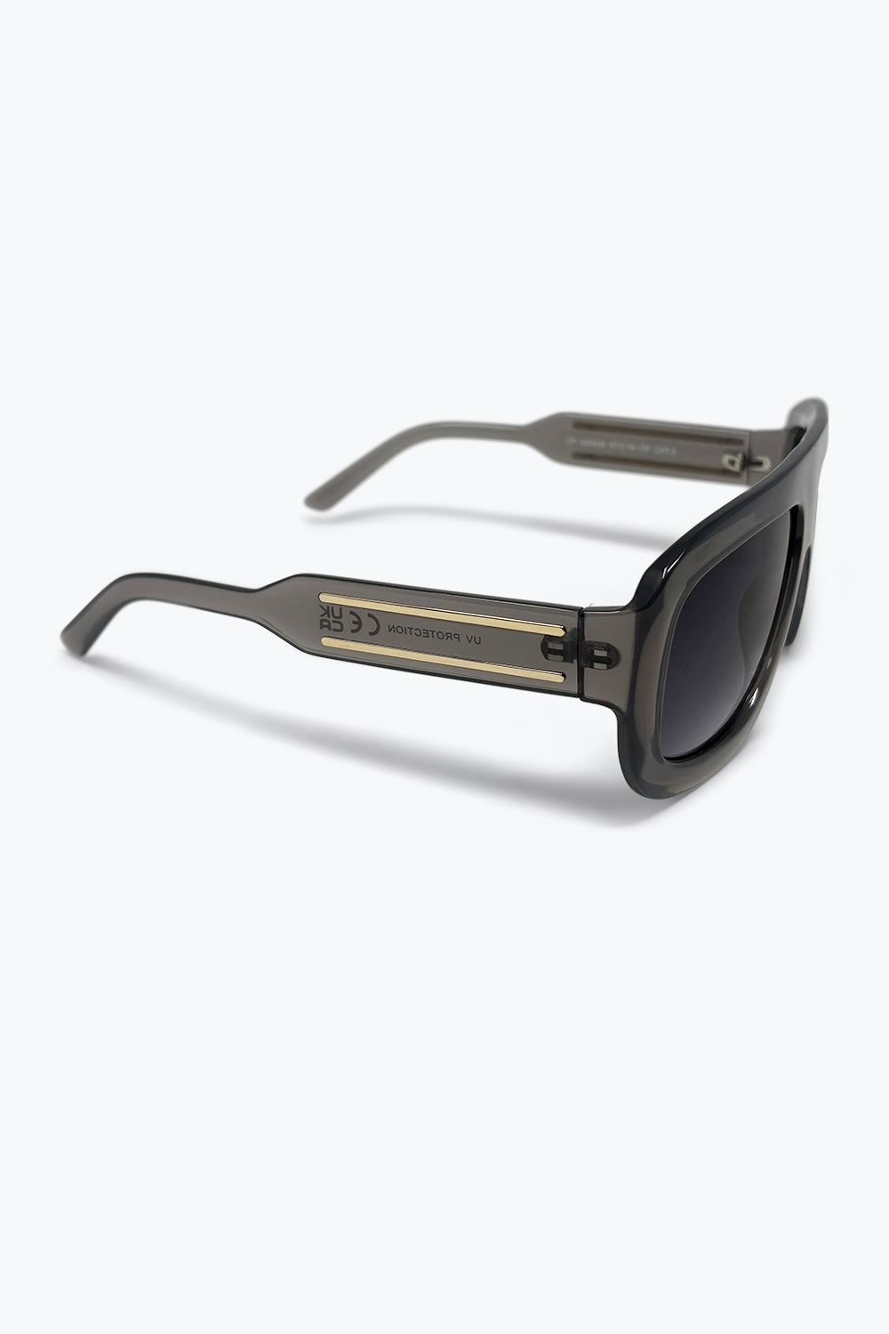 Brume Semi-Transparent Square Sunglasses