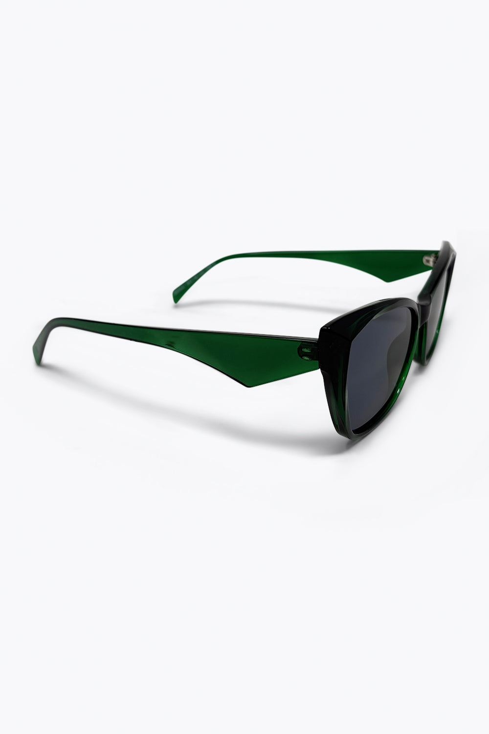 Jade Cat Eye Thick Frame Sunglasses