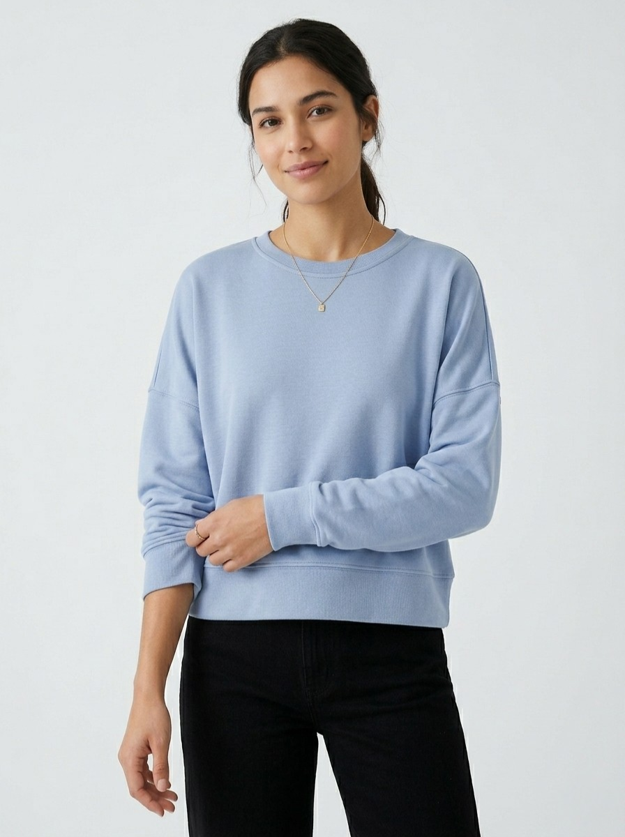 Douceur Dropped Shoulder Sweatshirt