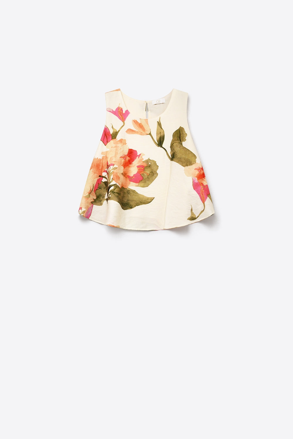 Aquarelle Floral Sleeveless Top
